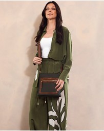 Pierre Cardin - Pierre Cardin RFID Lightweight Nylon Crossbody Bag