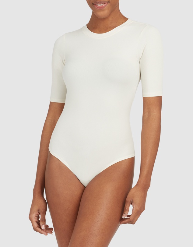 Spanx - Suit Yourself-Ribbed Crewneck Bodysuit