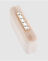 Olga Berg - Bess Velvet Clutch