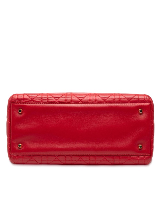 Pre-Loved by Azura Reborn - Pre-Loved Medium Lambskin Cannage Lady Dior