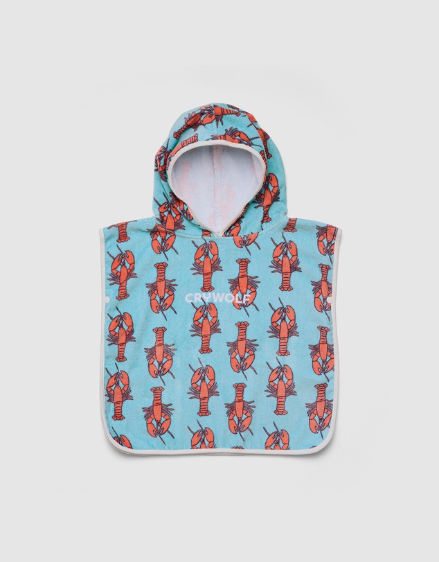 Crywolf - BABY HOODED TOWEL Little Lobsters