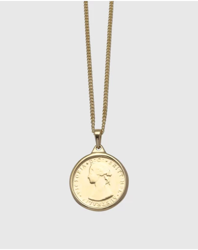 Von Treskow - Sixpence Sized Coin Necklace