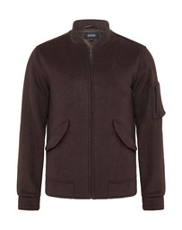 Oxford - Hamish Wool Blend Bomber Jacket