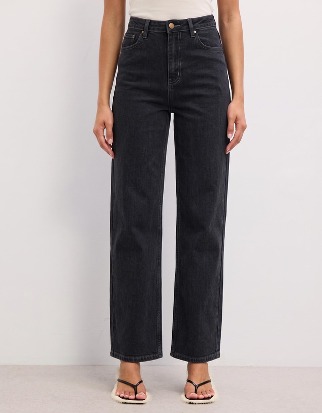 The Fated - Kaia High Waist Straight Jeans