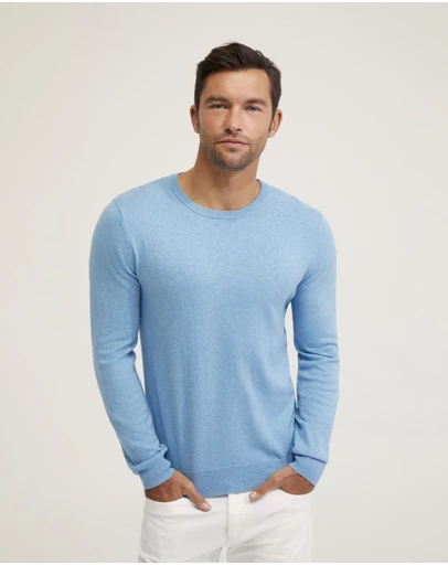 Oxford - Basic Crew Neck Cashmere Blend Top