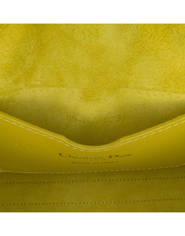 Pre-Loved by Azura Reborn - Pre-Loved dior Pre-owned Dior Caro Saddle Bag Lime