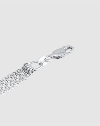 Elli Jewelry - Necklace Choker Links Modern in 925 Sterling Silver