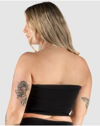 B Free Intimate Apparel - Full Bust Bamboo Strapless Maternity & Nursing Wire Free ﻿Bra (DD-E-F-G-H) Cup