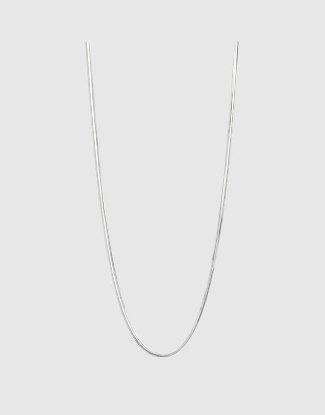 Najo - Mirage Silver Layered Chain Necklace (45cm+ext)