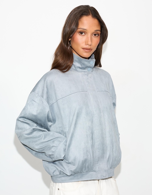 Dazie - Ella Oversized Faux Suede Jacket