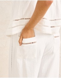 Rhythm - Macy Scallop Pants