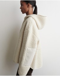 COS - Hooded Teddy Jacket