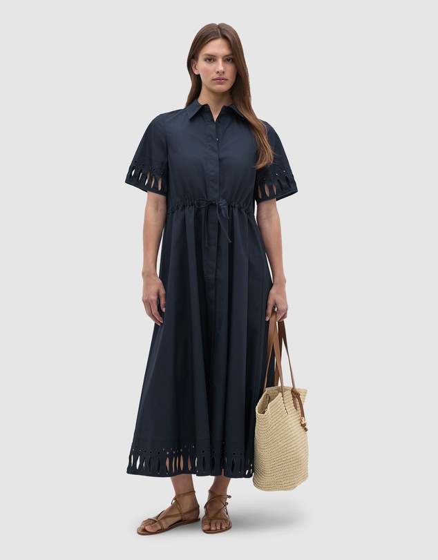 Seed Heritage - Poplin Cutwork Shirt Dress