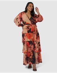 Pink Dusk by Curve Project - Temptress Maxi Dress