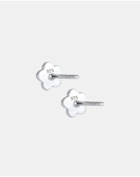 Elli Jewelry - Earrings Kids Flower Crystals 925 Sterling Silver