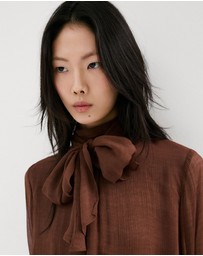 M.N.G - Choco Blouse