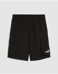Puma - ESS No. 1 Logo Woven Cargo Shorts - Teens