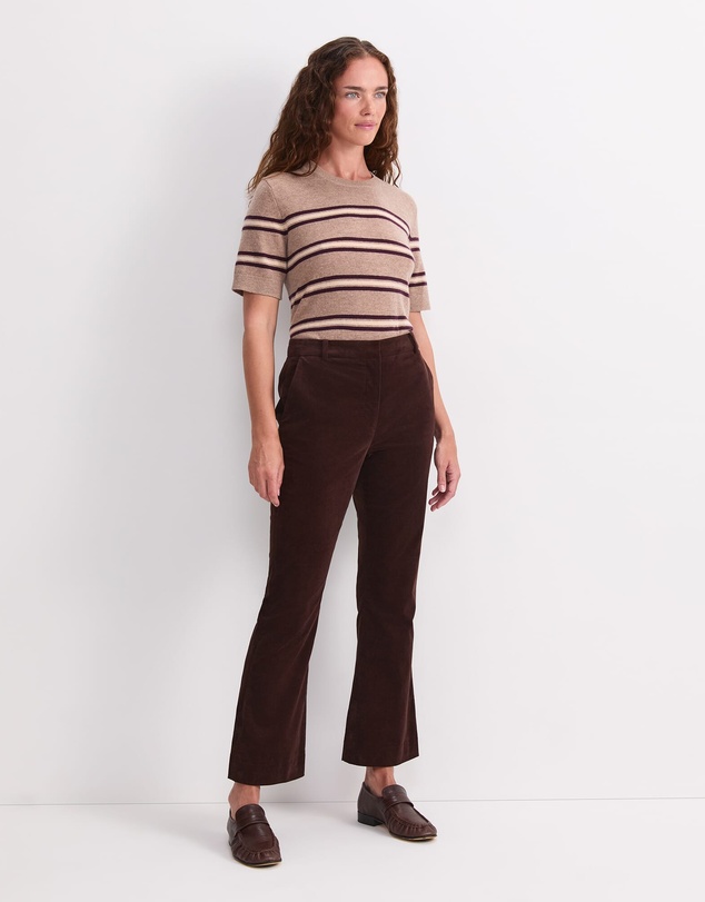 Sportscraft - Thea Kick Flare Velvet Pant
