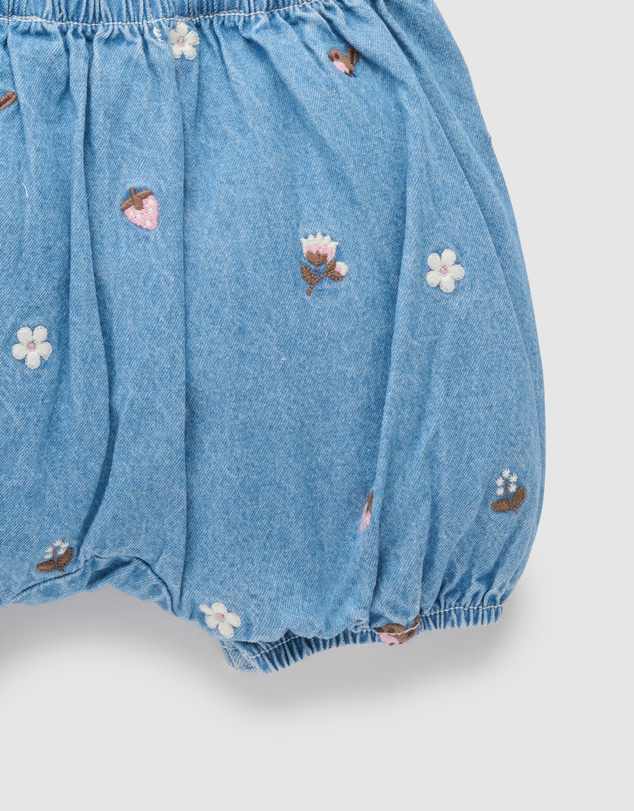 Purebaby - Broderie Overall Set-Kids-Babies