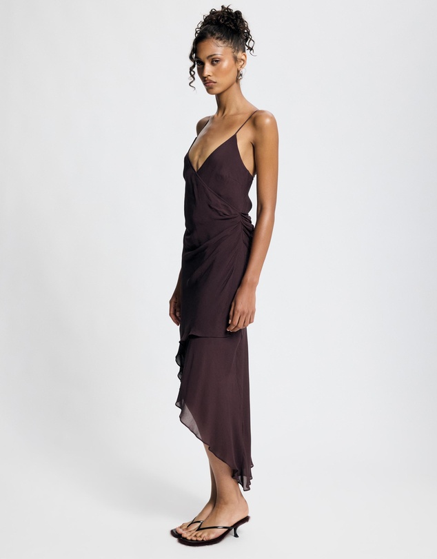 Lover - Phoebe Asymmetrical Midi Dress