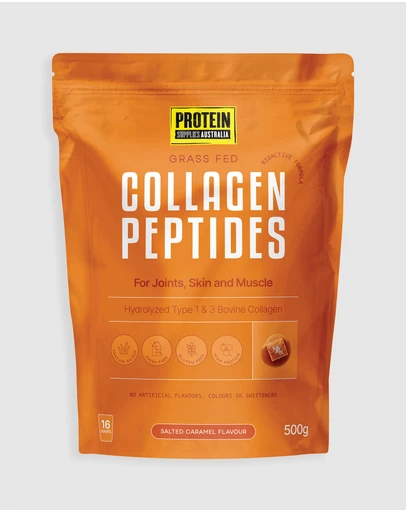 Protein Supplies Australia - Salted Caramel Collagen Peptides - 500g