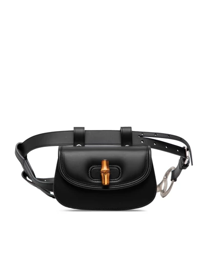 Gucci - Pre-Loved Mini Leather Bamboo 1947 Belt Bag