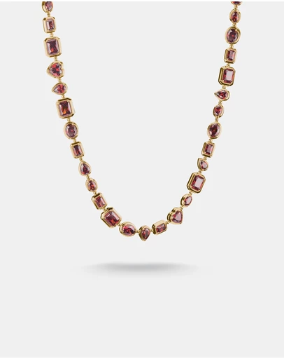 THOMAS SABO - THOMAS SABO Elyndra Necklace with Red Stones