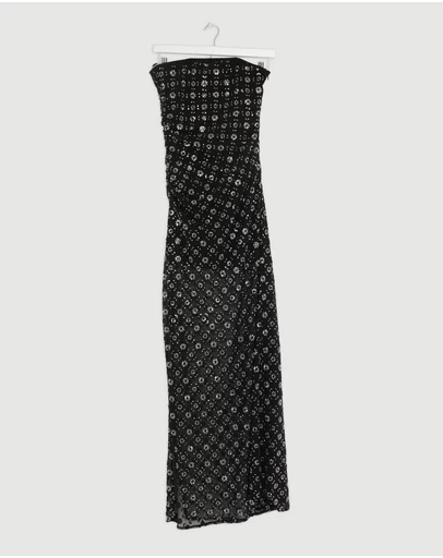 Revibe - Repaired Lover Isadora Strapless Maxi Dress - AU 10