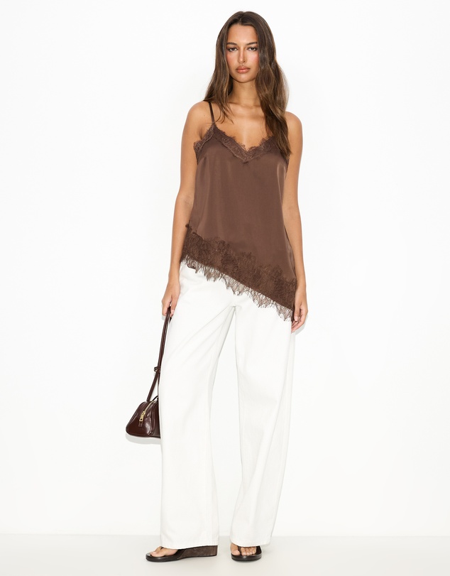Dazie - Camille Lace Top