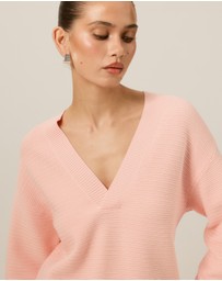 Tussah - Mila V-Neck Knitted Jumper