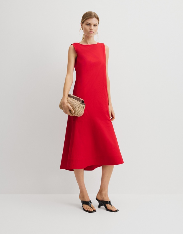 Country Road - Flare Hem Midi Dress