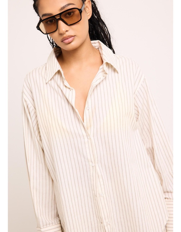 Subtitled - Zuri Striped Long Sleeve Shirt