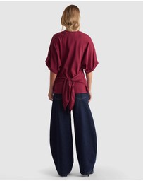 Decjuba - Leah Tie Back Tee