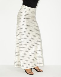 Dazie - Cutie Polka Dot Maxi Skirt
