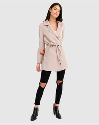 Belle & Bloom - Electric Feel Drawstring Coat