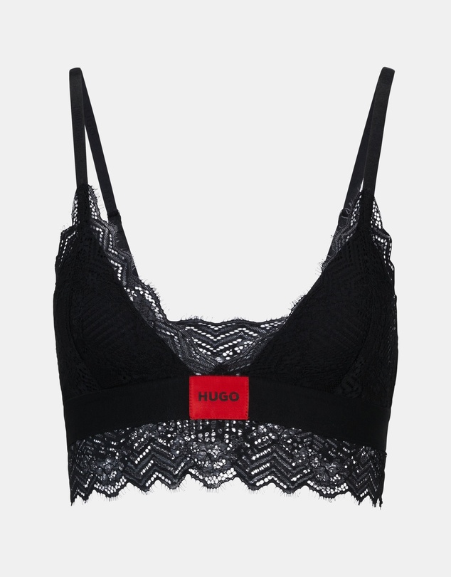 HUGO - Geometric Lace Padded Triangle 