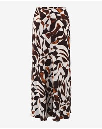Forcast - Hazel Printed A-line Skirt