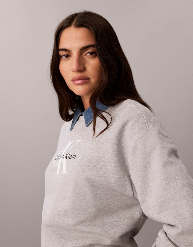 Calvin Klein Jeans - Monologo French Terry Relaxed Sweatshirt