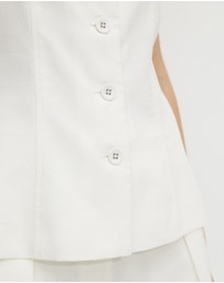 Calli - Harp Button Through Vest