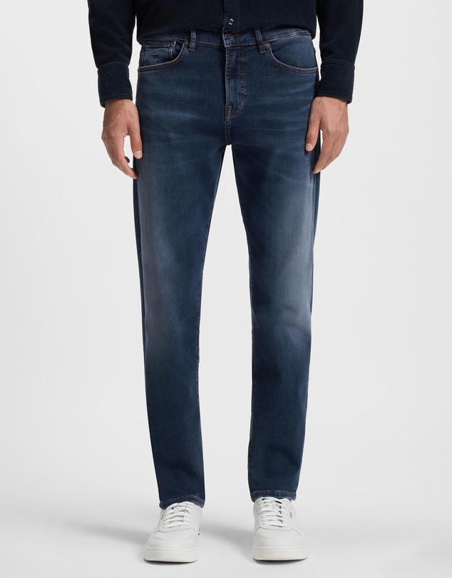 BOSS - Maine Regular-Fit Jeans in Soft-Motion Denim