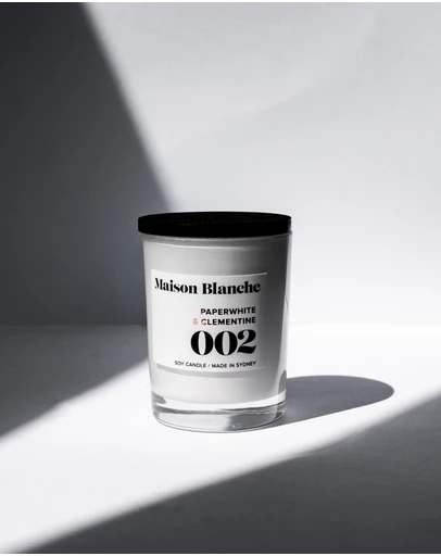 Maison Blanche - 002 Paperwhite & Clementine - Small Candle