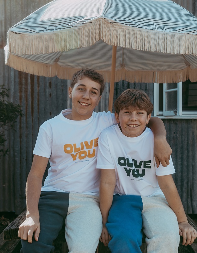 Olive & The Captain - Olive You Everyday Tee - Marigold