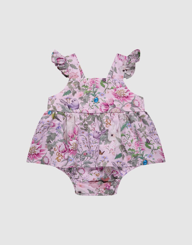 Fleur Harris - 'Heirloom Treasures' Esme Skirt Bodysuit in Pink Multi