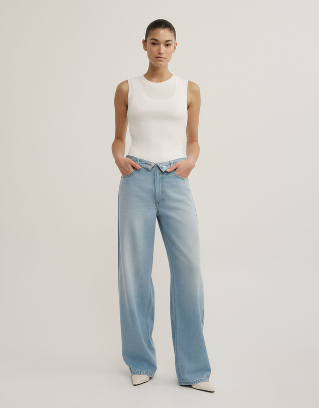 Witchery - Fold Waist Slouch Jeans