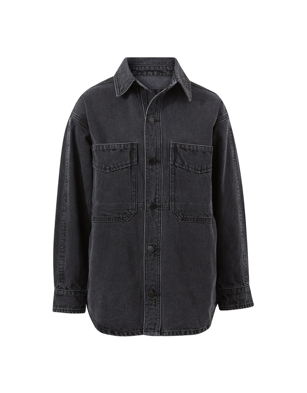 Ceres Life - Bobbi Side Pocket Denim Shacket