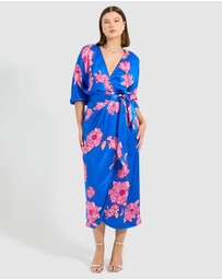 Pasduchas - Margot Wrap Midi Dress