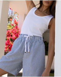 CAMIXA - Panthea Linen Shorts
