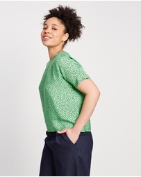 The Social Outfit - Dolman Top - Fern Cheetah