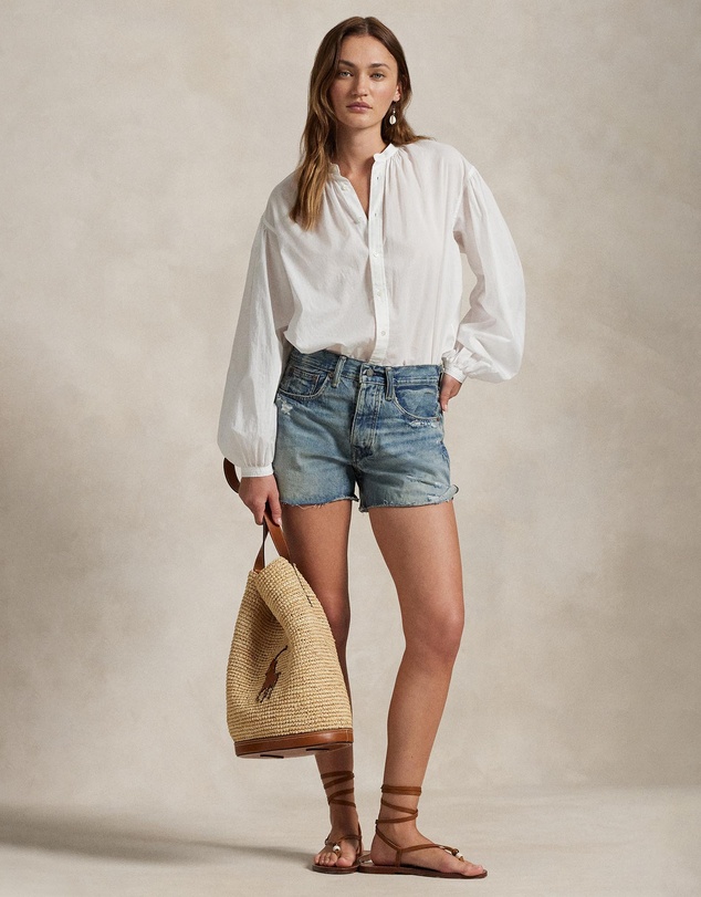 Polo Ralph Lauren - Distressed-Hem Denim Shorts