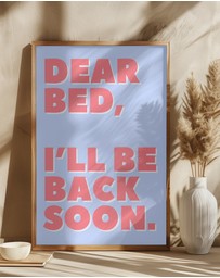 Olive et Oriel - Letter To My Bed by Athene Fritsch Art Print